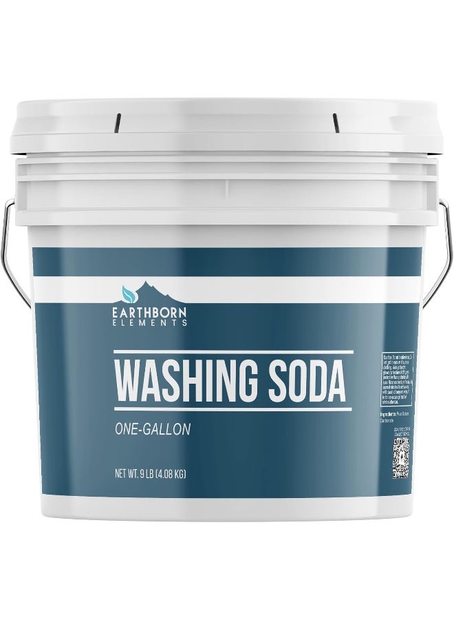Earthborn Elements (3.8l (4.1kg)) - All-Natural Washing Soda, 3.8l Bucket (4.1kg), Soda Ash, Sodium Carbonate, Laundry Booster, Non Toxic, Hypoallergenic (3.8l (4.1kg)) - Image 1